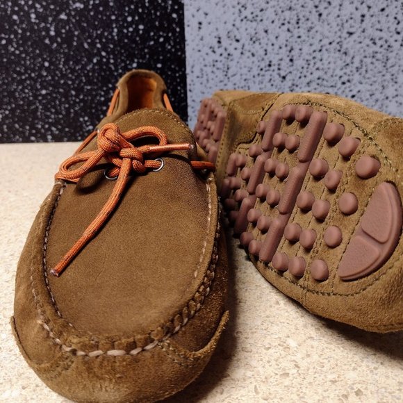 Cole Haan Men's Brown Suede driving moccasins - Picture 2 of 5
